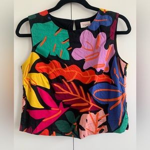 Gorman fronds print top size 6